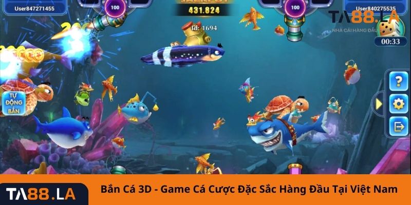 Bắn Cá 3D - Game Cá Cược Đặc Sắc Hàng Đầu Tại Việt Nam