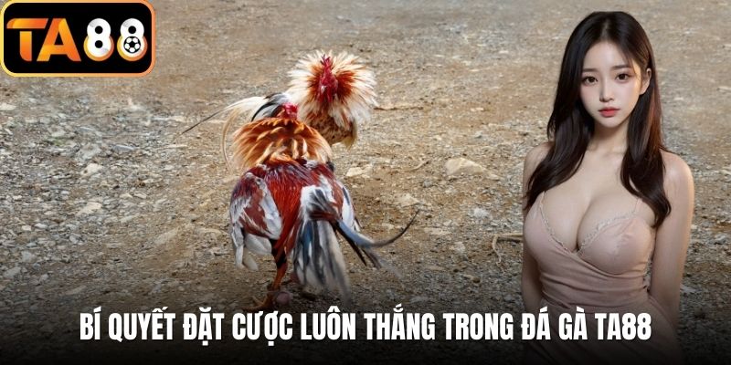 Bí quyết đặt cược luôn thắng trong đá gà TA88